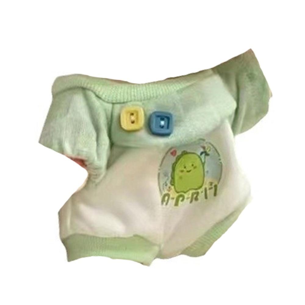 Jumpsuit Baumwollpuppenkleidung Outfit Plüschpuppenkleidung 20cm Baumwollpuppenkleidung Kindermädchenspielzeug