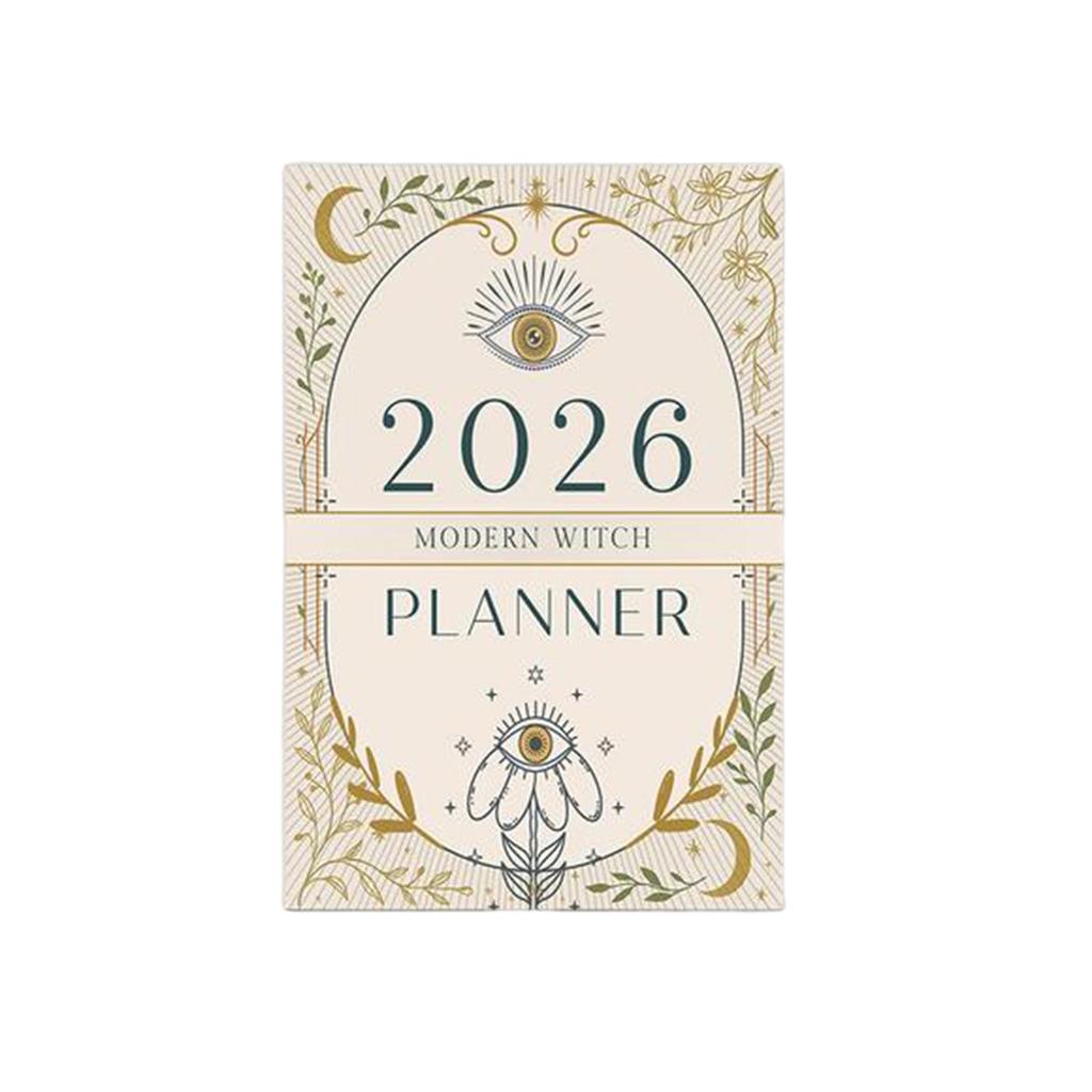 2026 Beginner Witch Planner, Witchcraft Diary Notebook, Moon Manifestation Planner, Modern Witchcraft Paper Planner