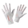 1 Pair Fingertip Opening Anti-slip Palm Letter Print Sunscreen Mittens Ladies Anti-UV Ice Silk Thin Gloves Cycling Accessories
