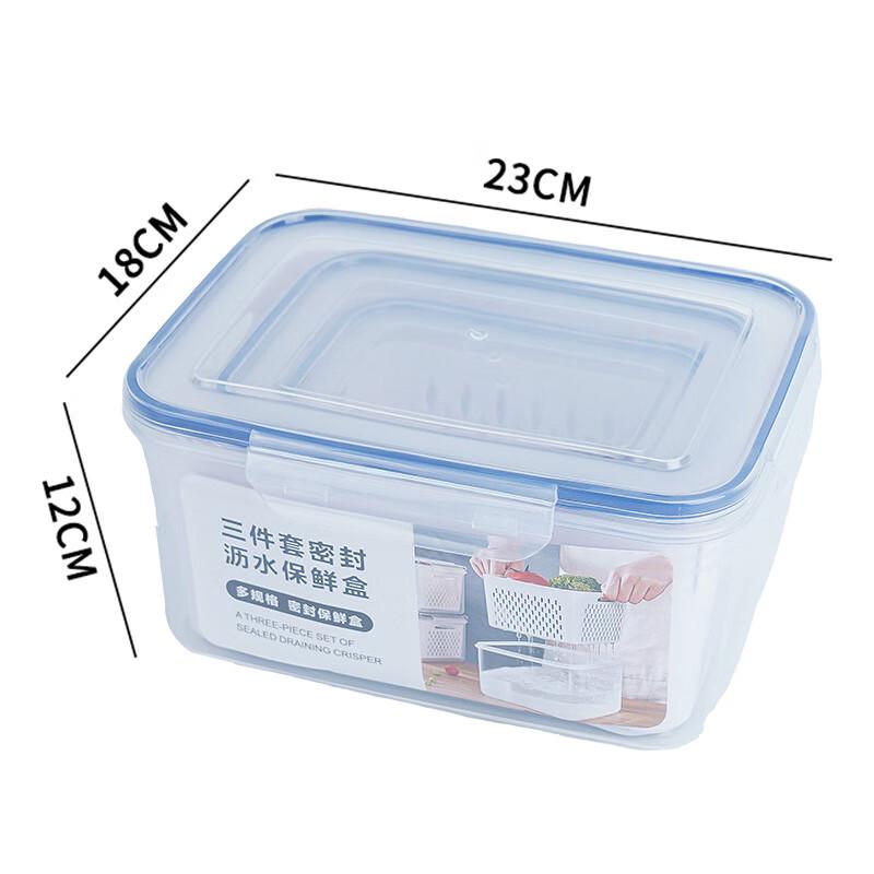 Shixun Draining Food Storage Box Set