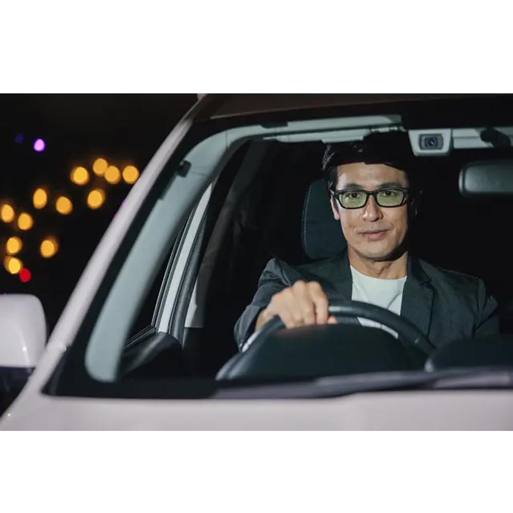 Night Driving Sunglasses Square Shape Black [Chenega] CN-3302D