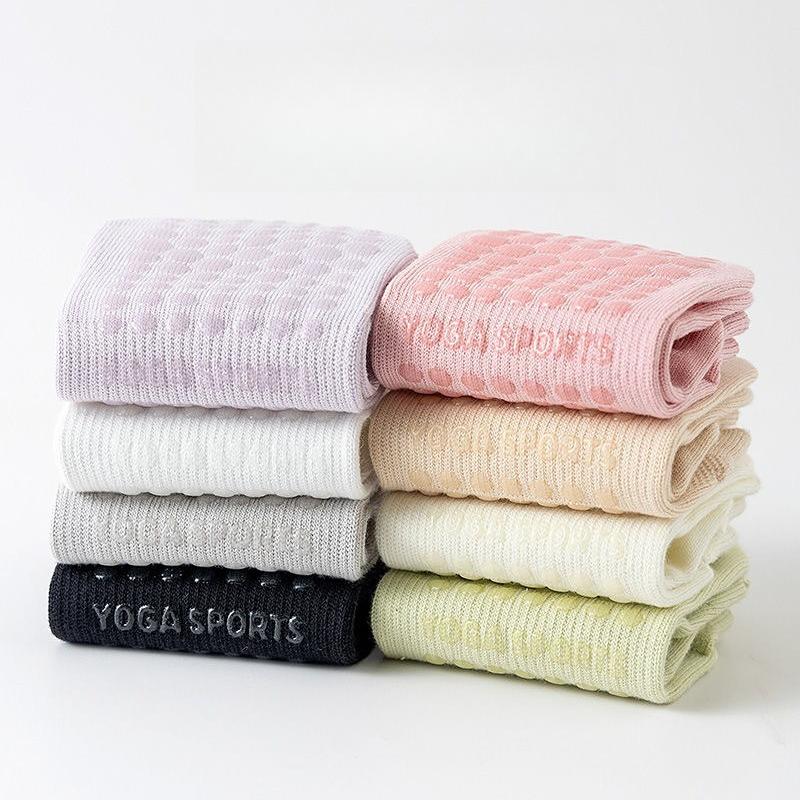 Women's Sports Comfortable Yoga Socks Candy Color Silicone Anti-slip Pilates Socks