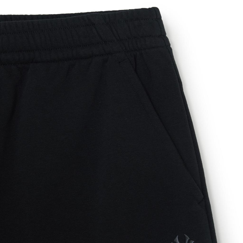 MLB Solid Color Elastic Waist Embroidered Logo Casual Shorts Unisex shorts 3ASPB0263-50BKS