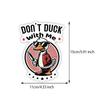 Funny Duck Car Sticker Waterproof Vinyl Decal on Bumper Rear Window Laptop Self-adhesive Decal For Car Accessories TM220