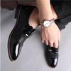Genuine Men Dress Shoes Oxfords Brogue Lace Up Italian Mens Casual Shoes Luxury  Moccasins Loafers