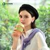 Vanow Portable Glass Coffee Cup with Handle & Straw