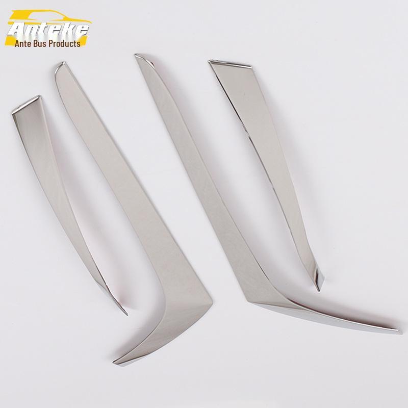 19 Tiana Rear Light Eyebrow Trim: Anti-Scratch Bright Strip for Trunk Tailgate Bumper.