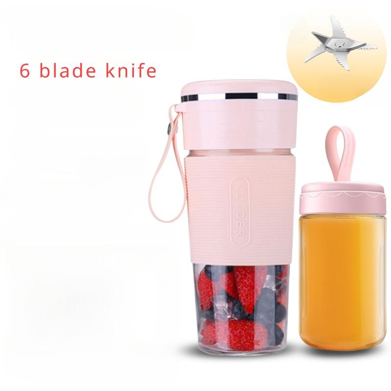 Tragbarer Entsafter, multifunktionale Saftmaschine, tragbarer Entsafterbecher für Zuhause, Obst- und Gemüsemaschine, elektrisches Rühren