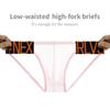 Slip da uomo sexy High Fork, intimo trasparente, ultrasottile, morbido, pantaloni da uomo con grande tasca a U e sollevamento fianchi