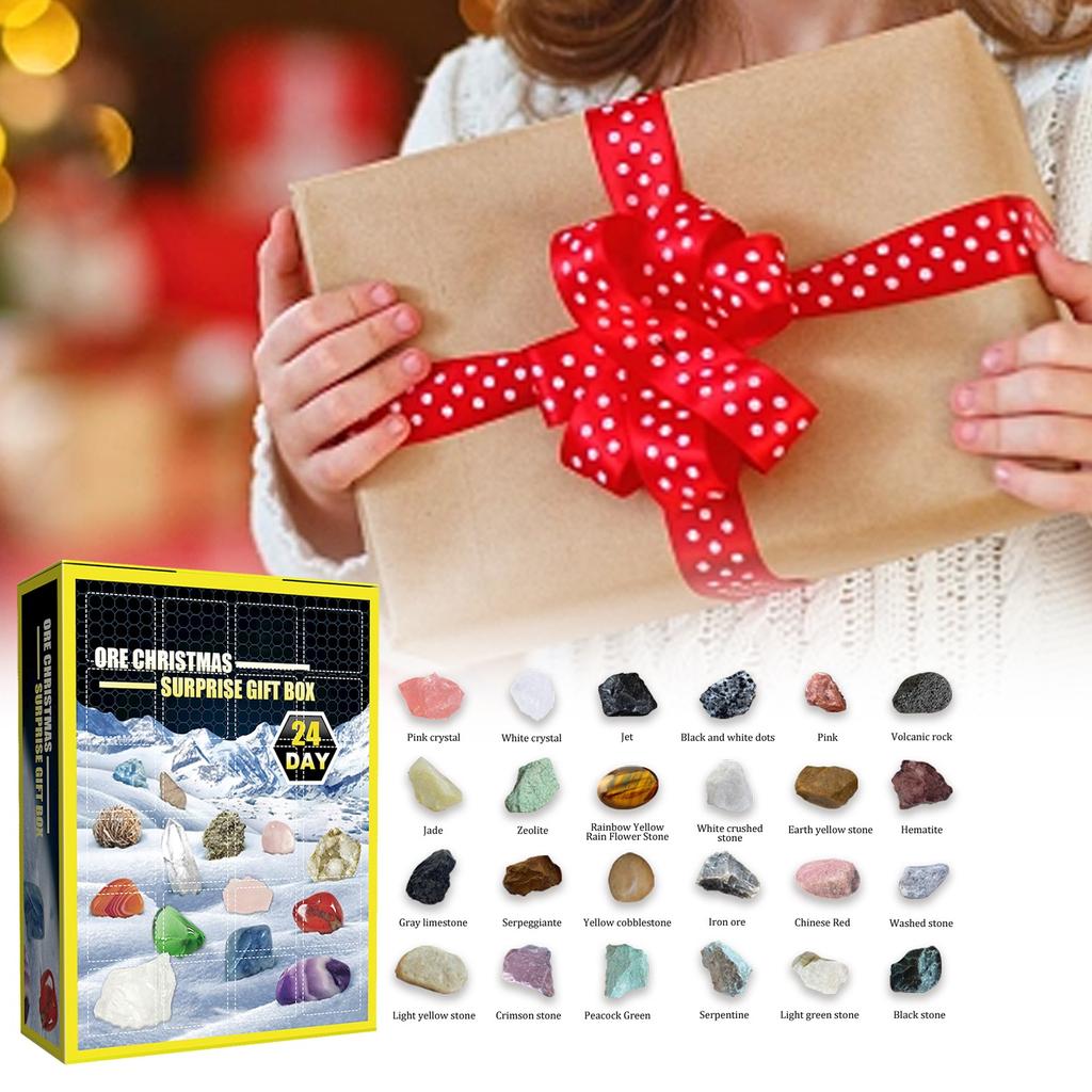 24 Day Christmas Surprise Gift Arrival Day Stone Gift