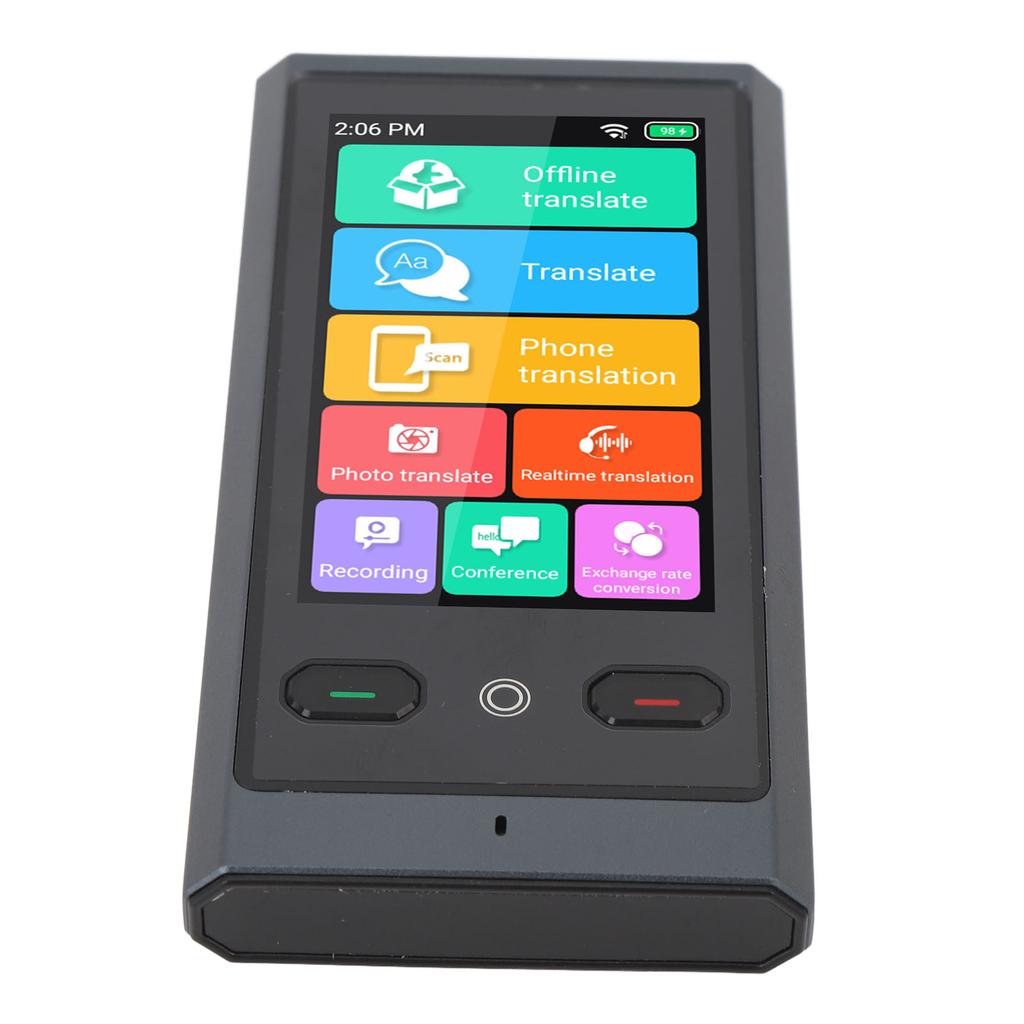 Smart Voice Translator 3 Inch Touchscreen 138 Languages Online 15 Languages Offline 2 Way Real Time Translation Device