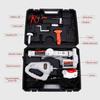 Electric Car Jack Kit 12V Trailer Floor Jack Stands Set 3 Ton Vehicle Scissor Car Lift for Tire Change and Road Emergency with I