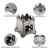 Compact Folding Stainless Steel Wood Stove Outdoor Cooking Picnic Camping Stove Portable Wood Furnace Burner outdoor stove