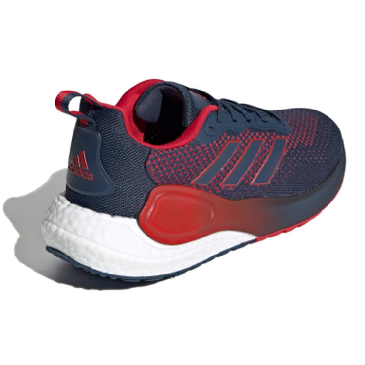 New Adidas Lavarun 'Crew Navy Scarlet' H05042