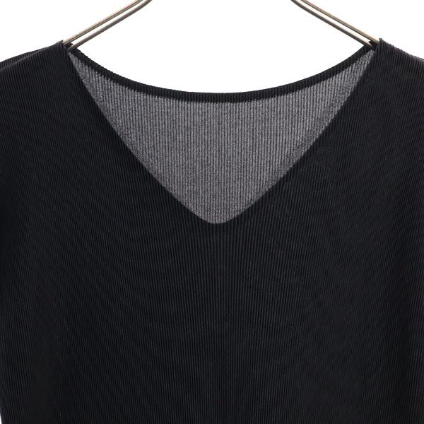 PLEATS PLEASE ISSEY MIYAKE made in Japan No sleeve Cut 3 Black series Women Used