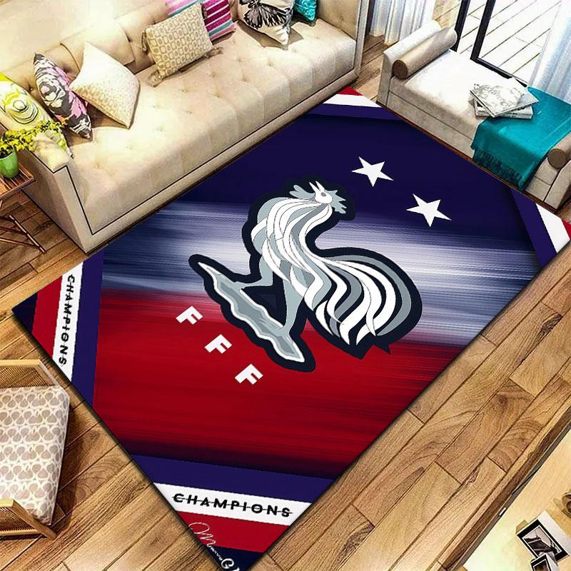 France National Football Team Carpet Rug for Living Room Bedroom Home Sofa Decoration,Kids play Non-slip Floor Mat
