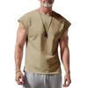 New Summer Vest Men Loose Casual Solid Color Thin T-shirt Men
