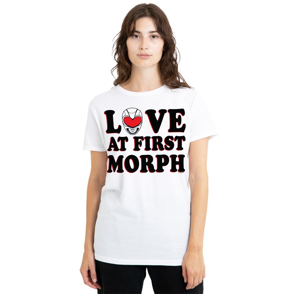 Power Rangers Unisex Adult Love At First Morph T-Shirt