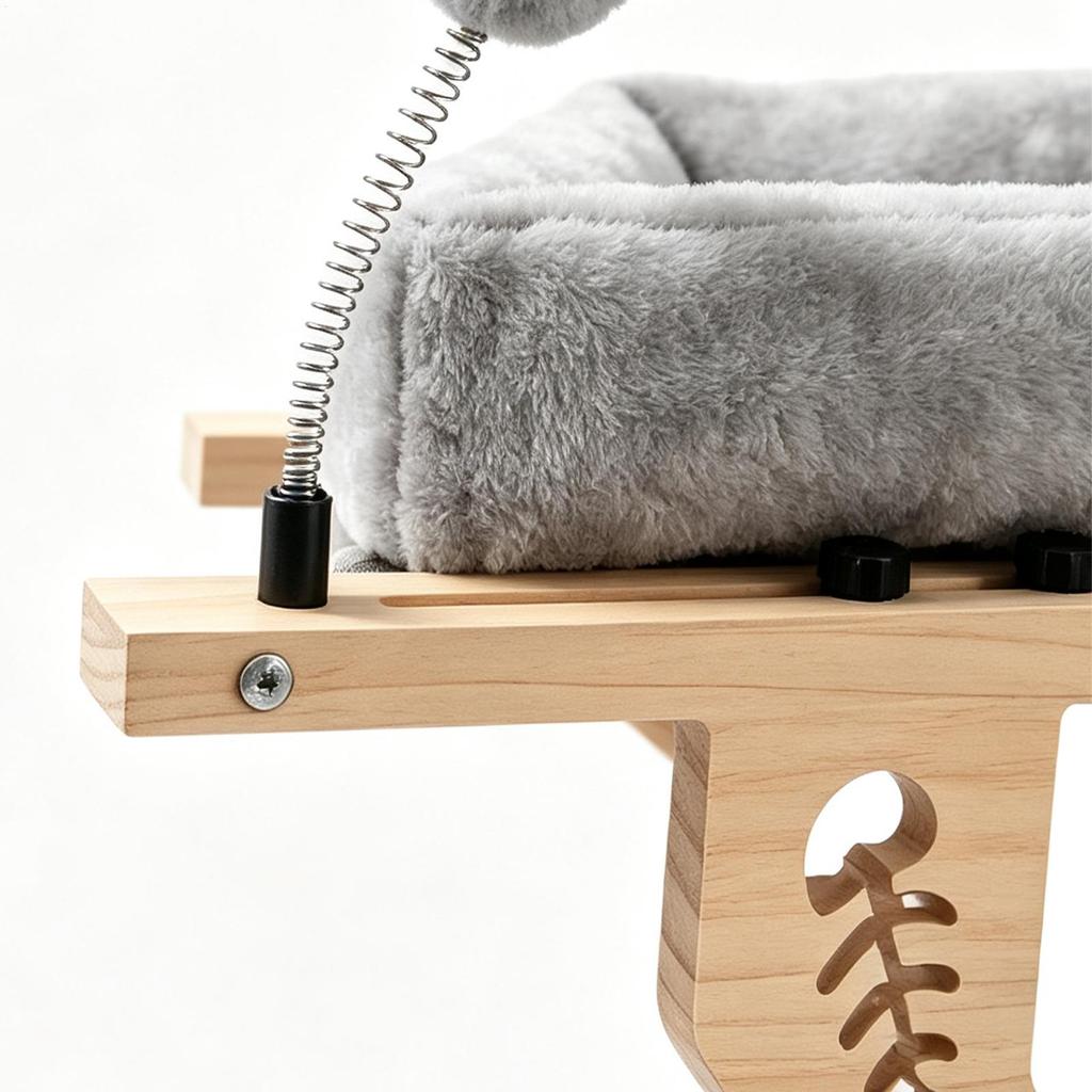 Cat Window Hammock With Plush Cushion And Ball Resting Spot Cat Window Seat For Home Apartment Indoor Windowsill Bedside Living