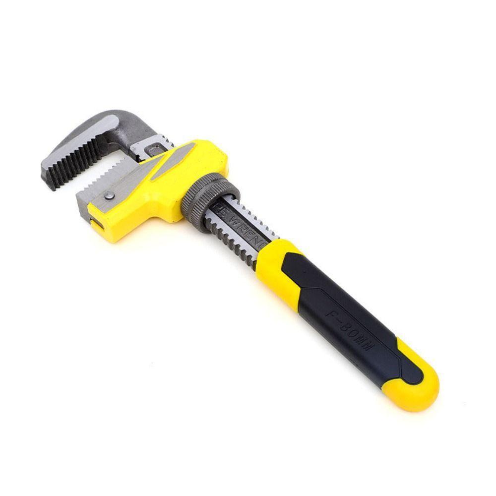 

Anti-Slip F-Type Right Angle Wrench Strongers Grip Plumbing Wrench Hand Tools жовтий