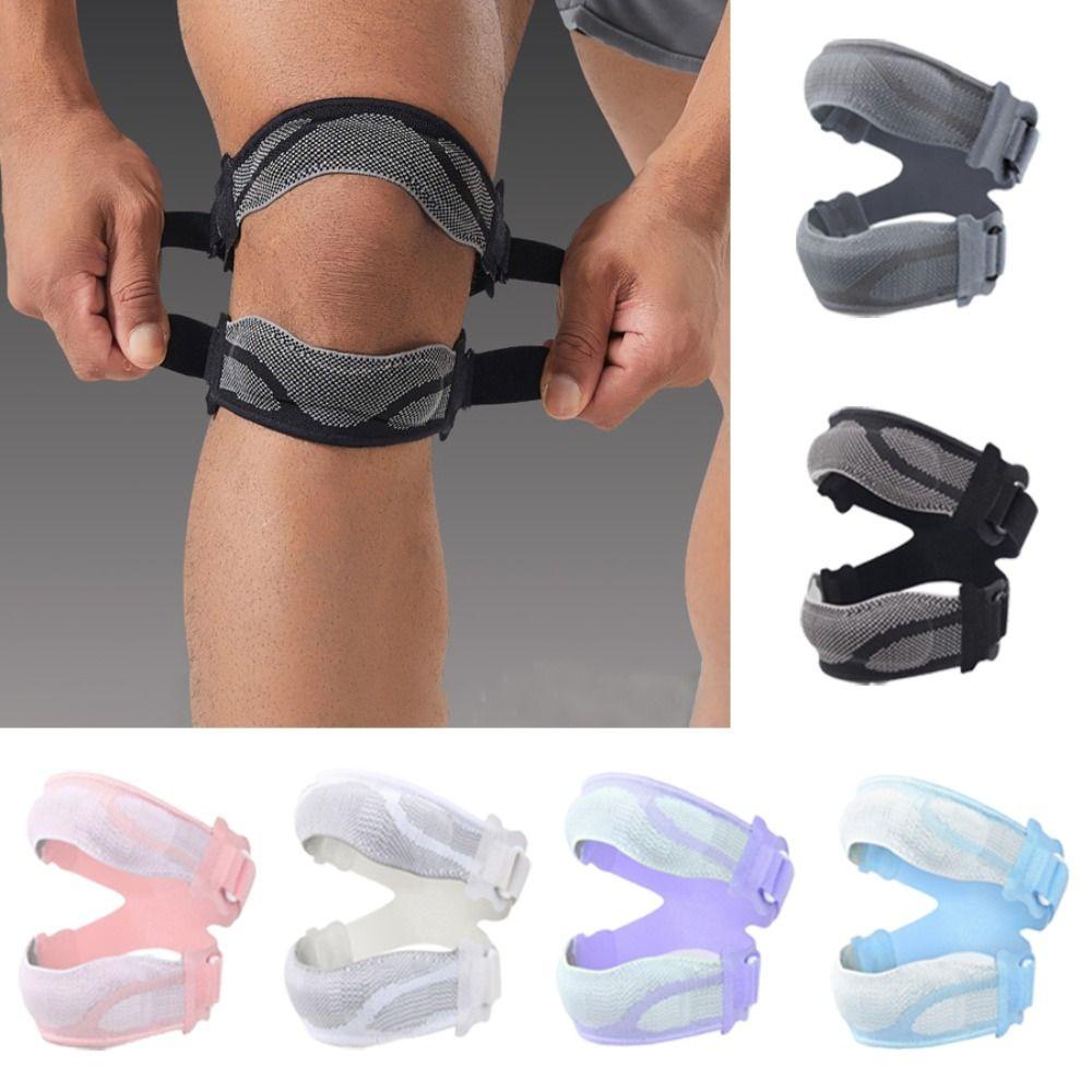 Double Straps Patellar Strap Adjustable Strap Knee Brace New Patella Pads  Basketball Games