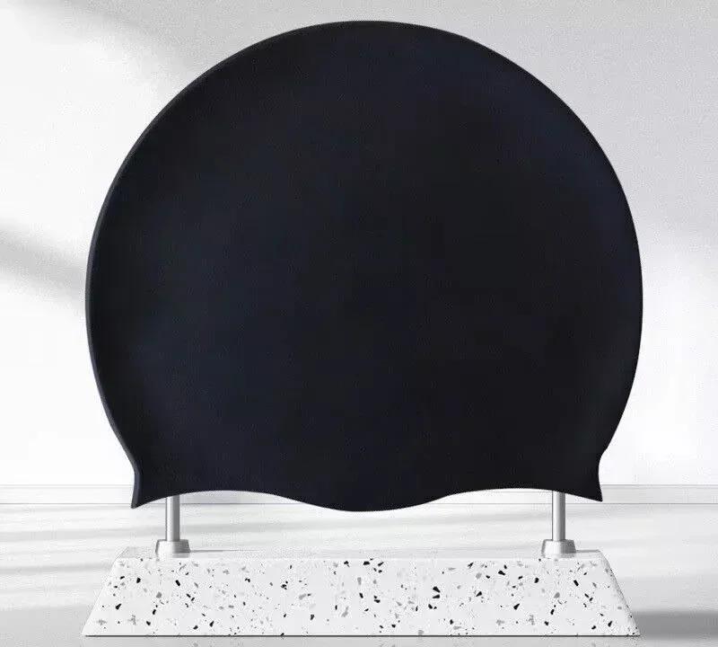 Swimming Cap Silicone Waterproof Swim Hat For Men Women Adult Kids Long Hair Pool Caps Diving Swimming Equipment Elastic Cap New