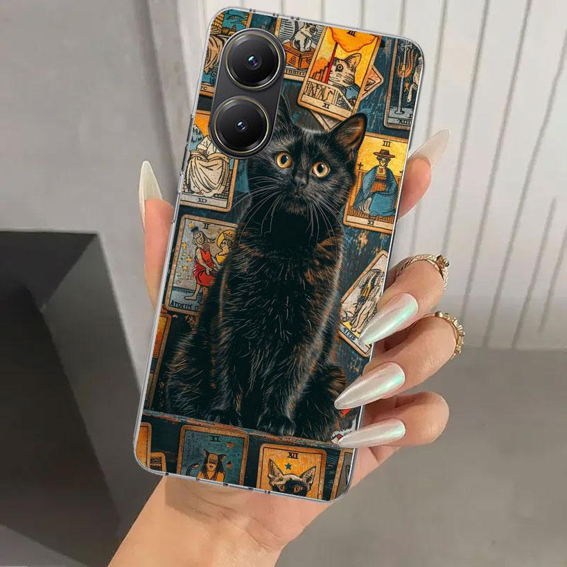 Witch Tarot Card Phone Case for Xiaomi Poco X5 X6 X7 Pro F7 Ultra M7 Redmi 15 15C 13 13C 12 12C 10 10A 10C 9 9A 9C 9T Shell Poco