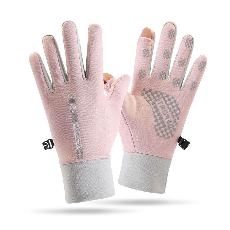 Warm Gloves Outdoor Riding Couples Driving Anti-slip Wear Resistant Durable Plus Velvet Thickened Winter Cold Proof Gloves