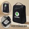 For Skoda Shoe Bag Shoes Carrier Bags Shoe Organizer Storage Accessories Rapid Octavia Derivative Enyaq-iV VisionS Yeti Scala fxdj44