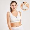 Classic Zip-Front Shockproof Sports Bra Plus Size Women's Yoga Vest