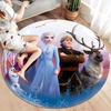 1pc Disney Frozen Pattern Round Area Rug, Bedroom Living Room Floor Mat, Playroom Bedroom Living Room Indoor Decor Rug, Aesthetic Room Decor