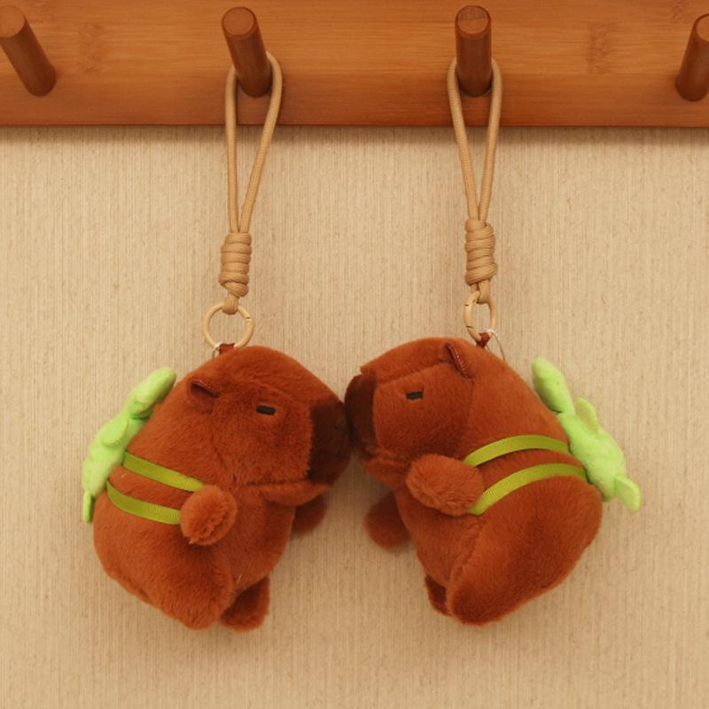 4-inch Creative Cartoon Plush Doll Keychain - Cute Claw Machine Toy & Gift for Girls