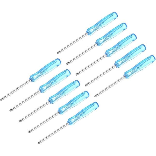 Uxcell Mini Phillips Screwdriver, 2.0mm Cross Head 45mm Length for Small Appliances Repair, 10 Pcs