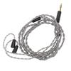 Kopfhörerkabel Ersatz Versilbertes Kupfer 3,5 mm Stereo-Stecker Kopfhörer Soundkabel 1,2 m für IE80 IE8i IE80i IE8