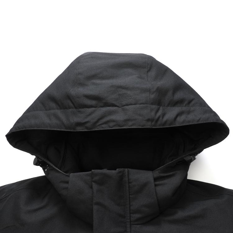 Fila Fusion Multi-Pocket Hooded Parka Down Jacket Men Outerwear Deep-Black T11M141905F-BK