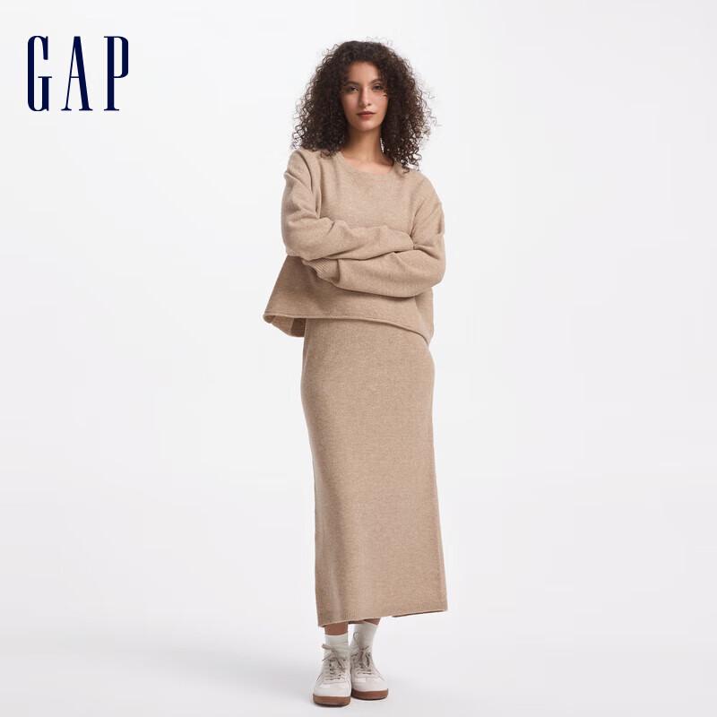 

Gap Women s Ribbed Crewneck Knit Sweater M