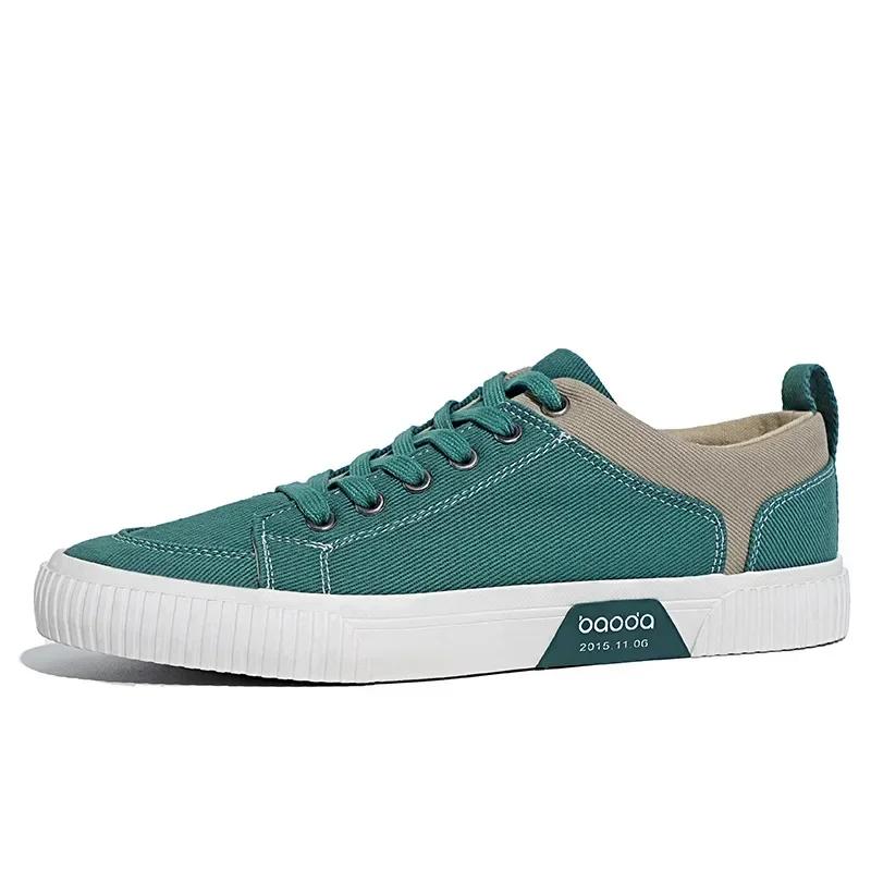 Spring Summer Casual Men Canvas Shoes Low-top Lace Up Mens Canvas Shoes Korean Version Trend Men's Shoes BM-013