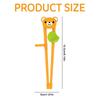 Kids Training Chopsticks Cartoon Animal Chopsticks Elementary Learning Chopstick Reusable Chopstick Chopsticks Learner Helper