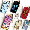 Blue Butterflies Nursery For Samsung Galaxy M13 M33 M53 M52 M32 M12 M14 M34 M54 M11 M21 M51 M15 M55 M31s M20 Case