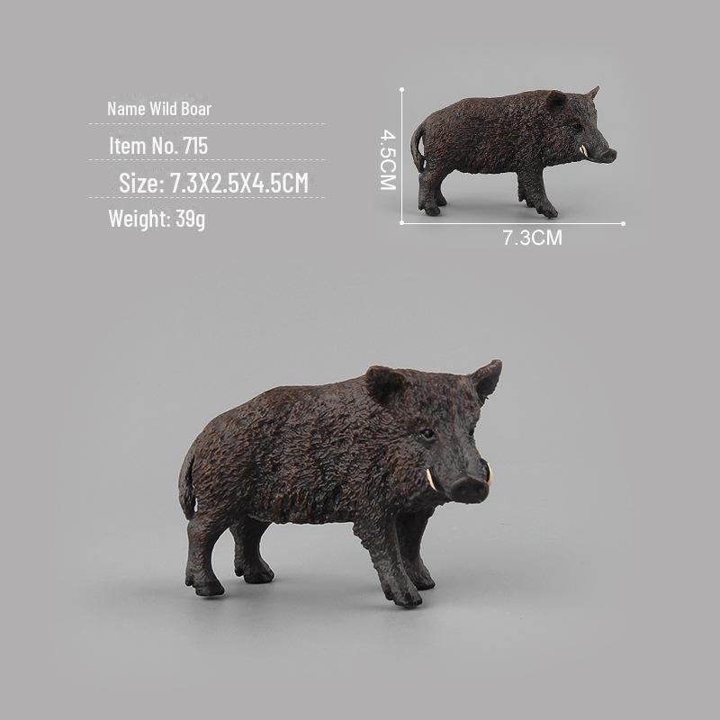 

Іграшки-симулятори диких тварин: Моделі кабана, страуса та орангутанга