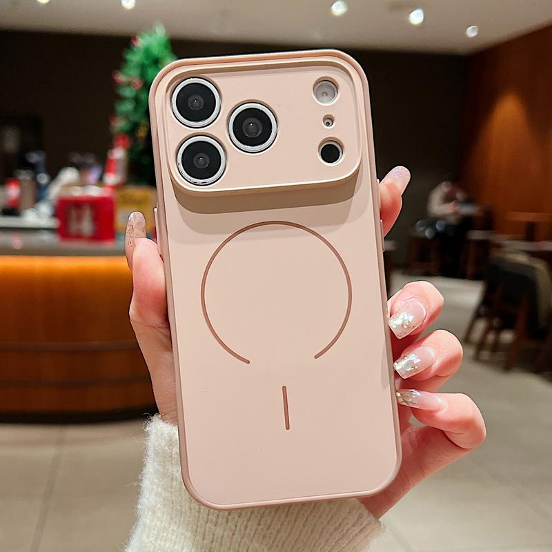 For iPhone 17 Pro Max Case Magnetic For Magsafe Wireless Charge Shockproof Matte Cover For iPhone 16 Pro Max Funda iPhone 13 14 15 Pro Max