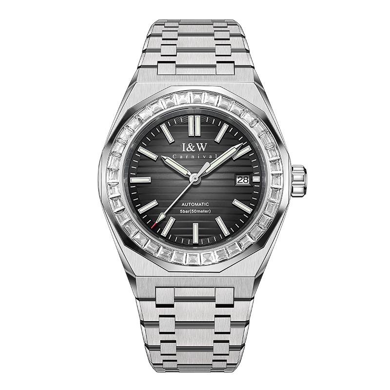 IW Top Luxury Brand Steel High Quality Mechanical Men Wristwatch Waterproof Automatic Fashion Watches For Men Japan Movement
