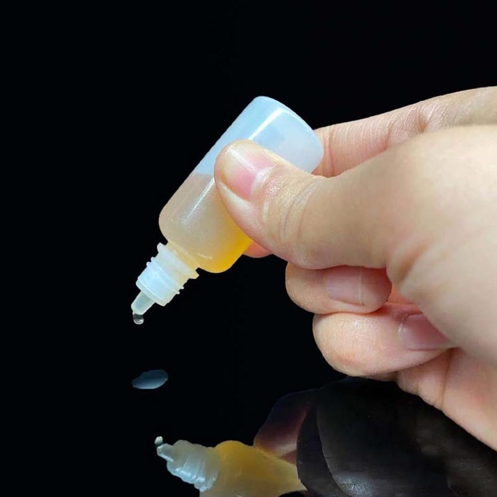 KUAIDHFK Tropfflaschen 5ml, Set mit 10 Stück, Augentropfer Behälter, Auslaufsicher, Tragbar