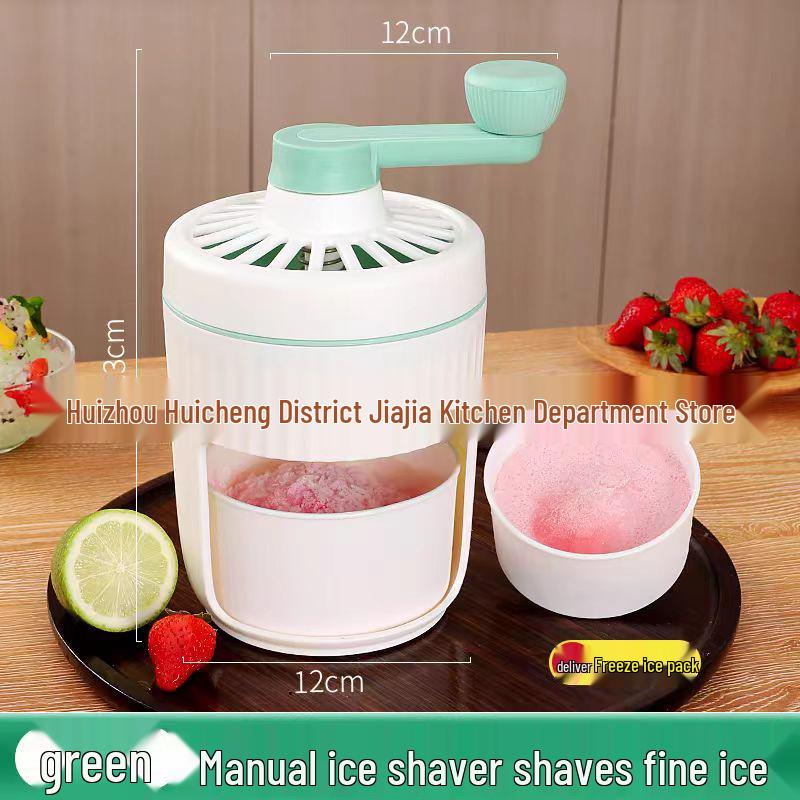 Portable Manual Ice Crusher - Hand Crank Ice Shaver for Homemade Smoothies Manual Ice Crusher