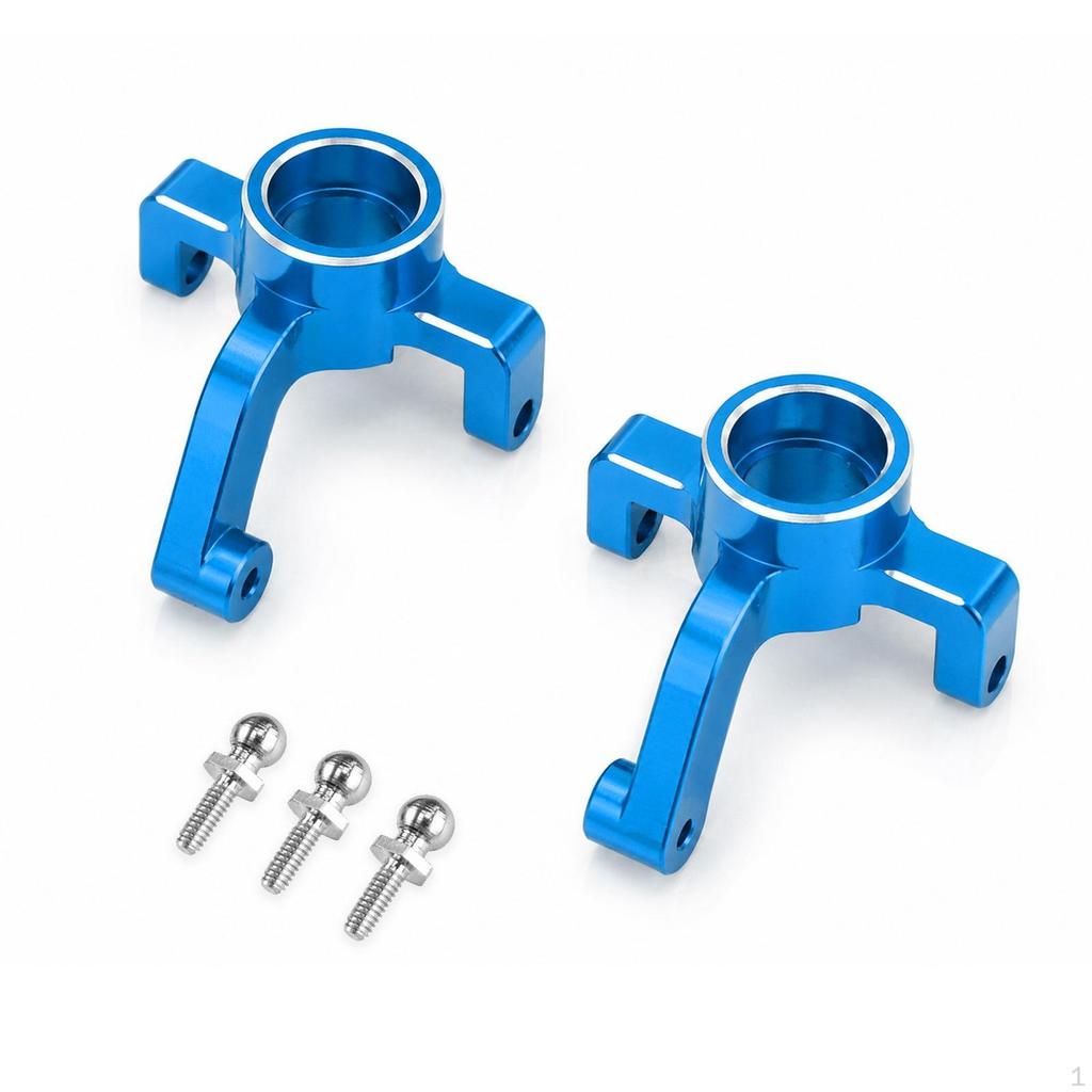 2 Pieces Micro RC Steering Cup High Strength Front Joint Wear Resistant Red