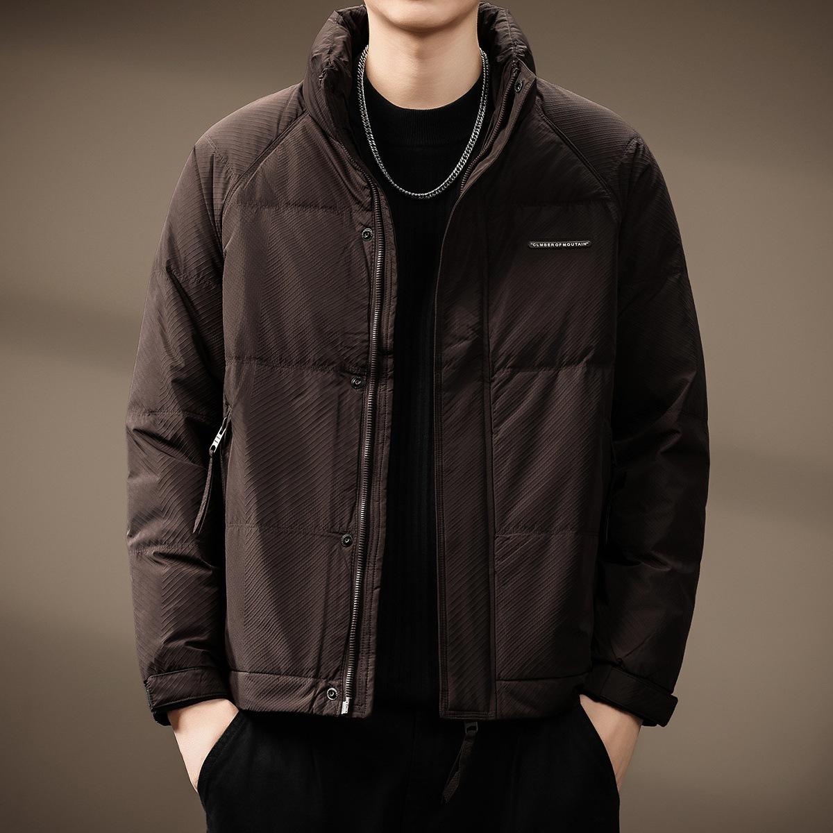 

Men s High-End Retro American Graphene Down Jacket - Thickened Winter Coat for Enhanced Warmth and Cold Resistance 3XL (fits 180-200 jin)