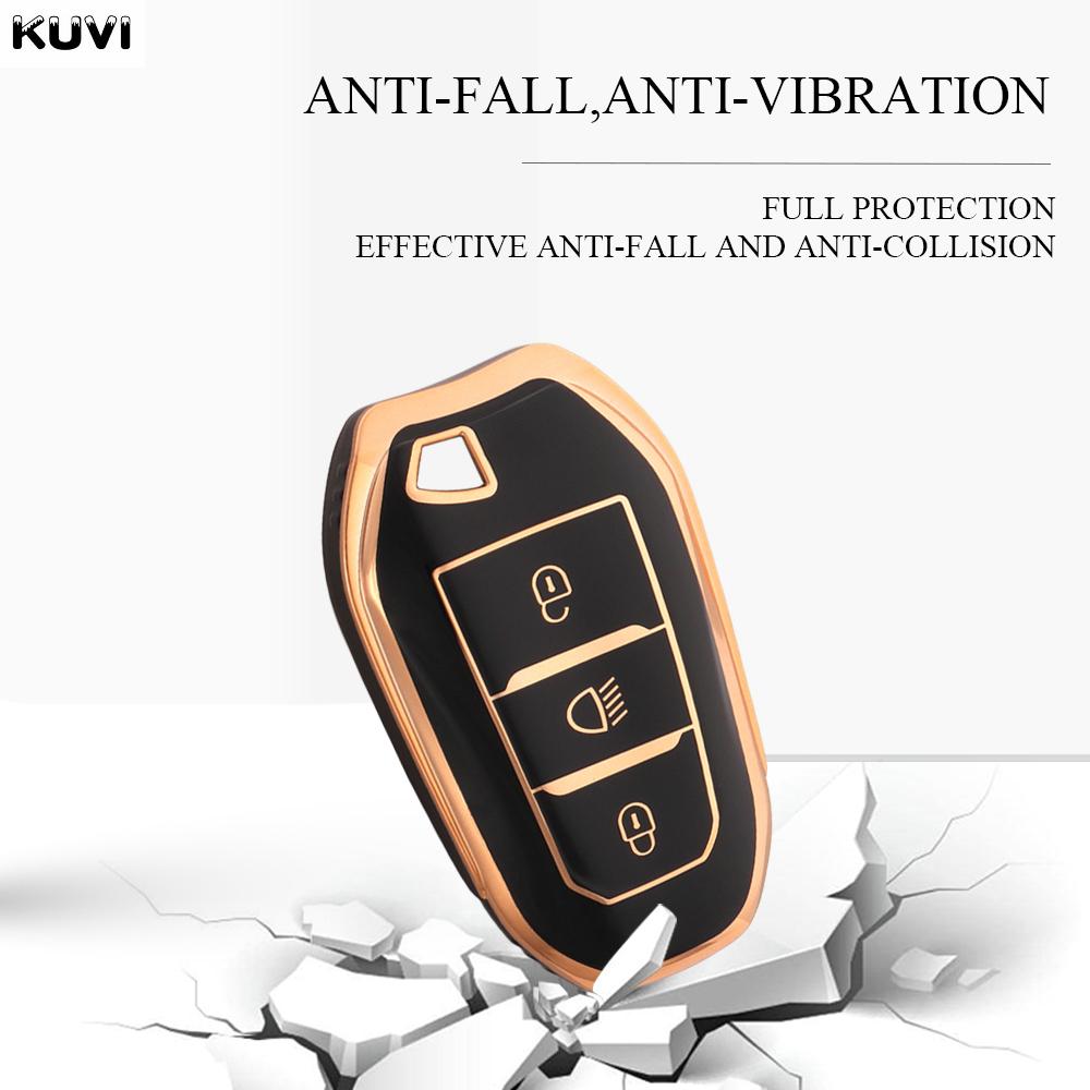 New Tpu Car Remote Key Case Cover Shell For Peugeot 308 408 508 2008 3008 4008 5008 Citroen C4 C4L C6 C3-Xr Picasso Ds3 Ds4 Ds5