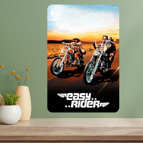 Easy Rider Classic Movie Metal Poster Sign 20x30cm(7.8x11.8inch)