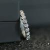 New Fashion Casual Round Ring with Cubic Zirconia Popular Accessories Wholesale Beautiful Channel Setting Fashion Jewelry