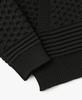 Le Mad Heavy Aran High-Neck Zip-Up - Black